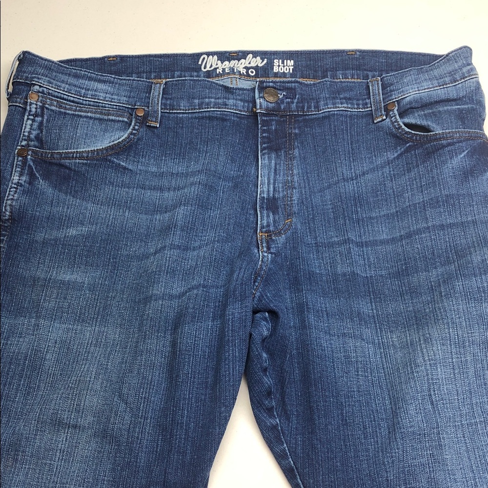 Wrangler Men's Slim Straight Jeans - Indigo